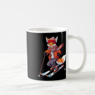 Fox Ski Ski Ski Winter Schnee 1 Kaffeetasse