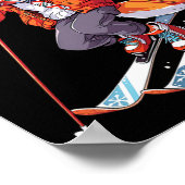 Fox Ski Ski Ski Winter Schnee 1 Poster (Ecke)