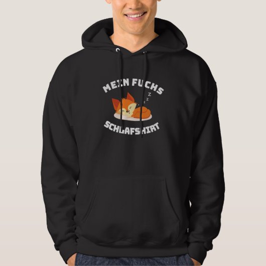 Fox Sleep Fox Cute Sleep Hat Sleeping Pyjamas Nap Hoodie (Vorderseite)