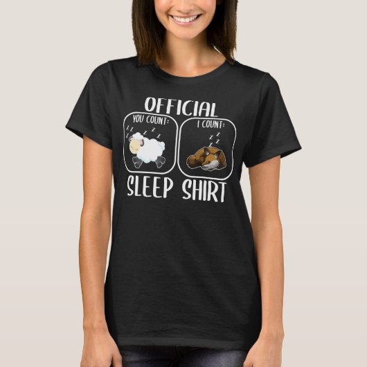 Fox Sleep Shirt Count Sheep (Vorderseite)