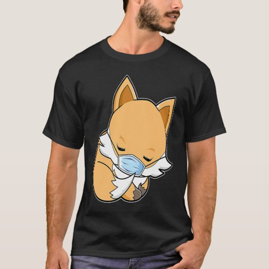 Fox Sleeping Face Mask Fox T-Shirt (Vorderseite)