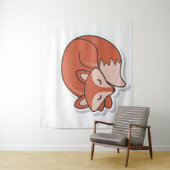 Fox Sleeping Wandteppich (Beispiel)