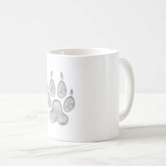 Fox Snow Print Kaffeetasse (VorderseiteRechts)