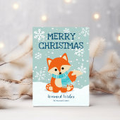 Fox Snowflakes Woodland Weihnachten