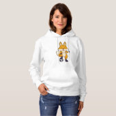 Fox Soccer Player Soccer Hoodie (Vorne ganz)