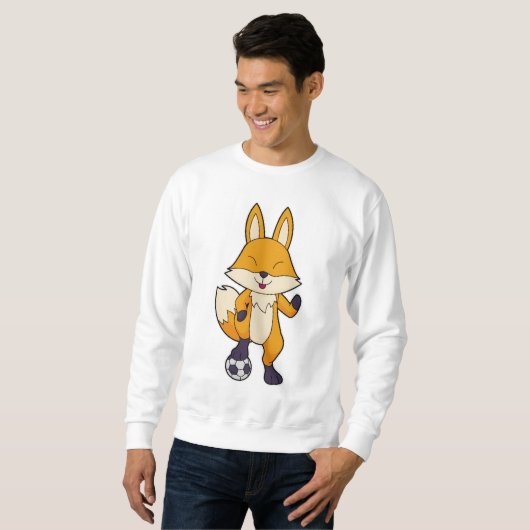 Fox Soccer Player Soccer Sweatshirt (Vorne ganz)
