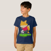 Fox Soccer Player Soccer T-Shirt (Vorne ganz)