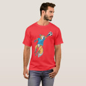 Fox Soccer Player Soccer T-Shirt (Vorne ganz)
