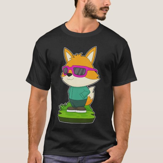 Fox-Sonnenbrille T-Shirt (Vorderseite)