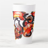 Fox-Sonnenuntergang Herbst Milchtasse (Vorderseite)