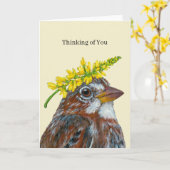 Fox-Spatenkarte Karte (Gelbe Blume)