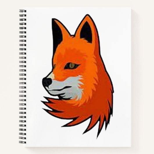 Fox Spiral Notebook Notizblock (Vorderseite)