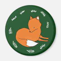 Fox Standard, 5,7 cm, rundes Magnet