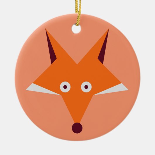 Fox-Stern Keramikornament (Vorne)