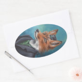 Fox Sticker Animal Sticker Viktorianisch Fox (Umschlag)