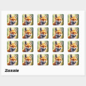 Fox Stickers (Blatt)