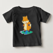 Fox Surfboard Baby T-shirt (Vorderseite)