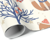 Fox-Süssen (groß) Geschenkpapier (Rolleneckpunkt)