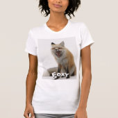 Fox-T-Shirt, foxy T-Stück, Tierkleidung T-Shirt (Vorderseite)