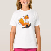 Fox-T-Shirt für Mädchen T-Shirt (Vorderseite)