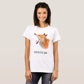 Fox-T - Shirt mit benutzerdefiniertem Text (Vorne ganz)