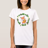 Fox-T - Shirtroter Fox-Mama-Babyniedliches T-Shirt (Vorderseite)