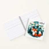 Fox Tales at Sunset - Ein gemütlicher Wüstentraum Notizblock (Innenseite)