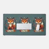 Fox Tales Boho Woodland Animal Schreibtischunterlage (Tastatur & Maus)