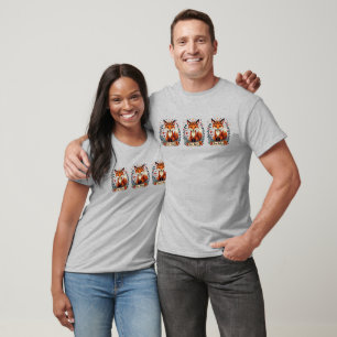 Fox Tales Boho Woodland Animal T-Shirt