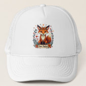 Fox Tales Boho Woodland Animal Truckerkappe (Vorderseite)