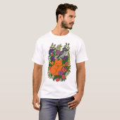 Fox, Taube und Blume T-Shirt (Vorne ganz)