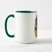 Fox, Taube und Blume Tasse (Links)