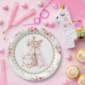 Fox TeePee Tribal Baby Shower Paper Teller (Party)