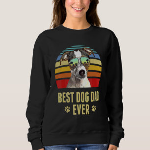 Fox Terrier Best Hund Vater je Retro Sunset Sweatshirt
