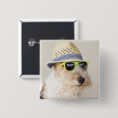 Fox Terrier Button (Vorne & Hinten)