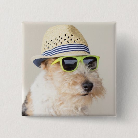 Fox Terrier Button (Vorderseite)