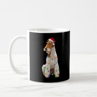 Fox Terrier Christmas Lights Xmas Dog Lover Kaffeetasse