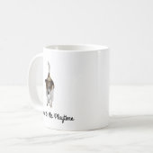 Fox Terrier, der in einen Baum sprang, Kaffeetasse (Vorderseite Links)
