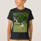 Fox Terrier, der in einen Baum sprang, T-Shirt (Vorderseite)