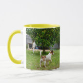 Fox Terrier, der in einen Baum sprang, Tasse (Links)