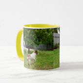 Fox Terrier, der in einen Baum sprang, Tasse (Vorderseite Links)