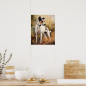 Fox Terrier Dog Art Print Poster (Küche)