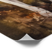 Fox Terrier Dog Art Print Poster (Ecke)