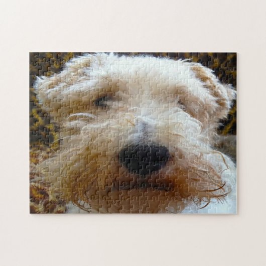 Fox Terrier Dog. Puzzle (Horizontal)