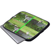 Fox Terrier, Foto Collage 10inch Laptop Sleeve. Laptopschutzhülle (Vorne Knopf)