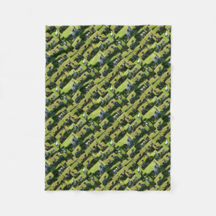 Fox Terrier Foto Collage, Fleecedecke