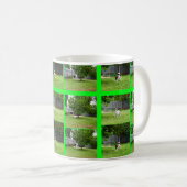 Fox Terrier Foto Collage White Coffee Tasse (VorderseiteRechts)