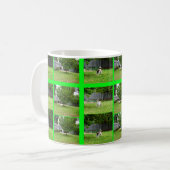 Fox Terrier Foto Collage White Coffee Tasse (Vorderseite Links)