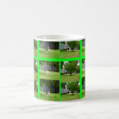 Fox Terrier Foto Collage White Coffee Tasse (Mittel)