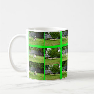 Fox Terrier Foto Collage White Coffee Tasse